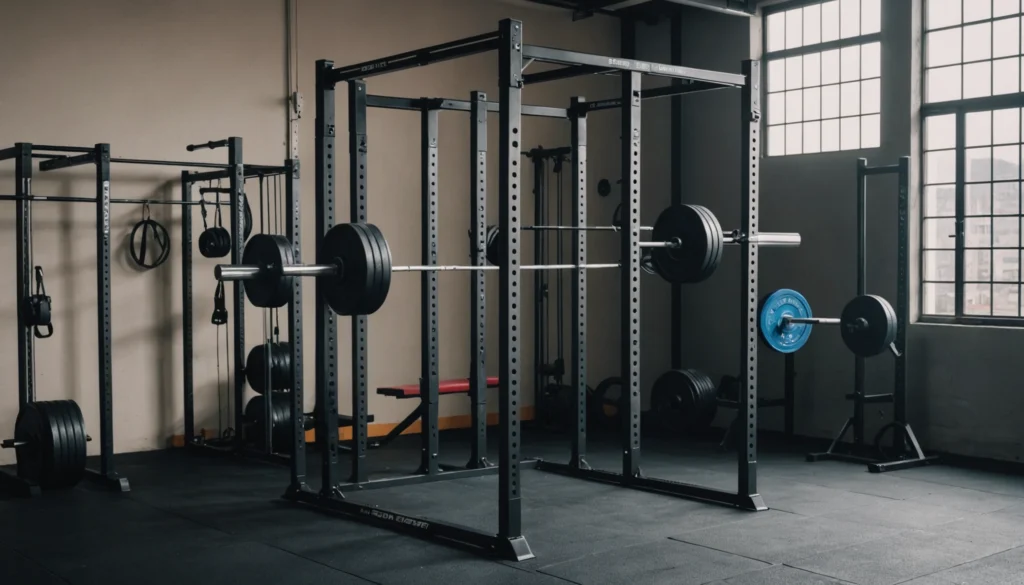 power squat rack cage
